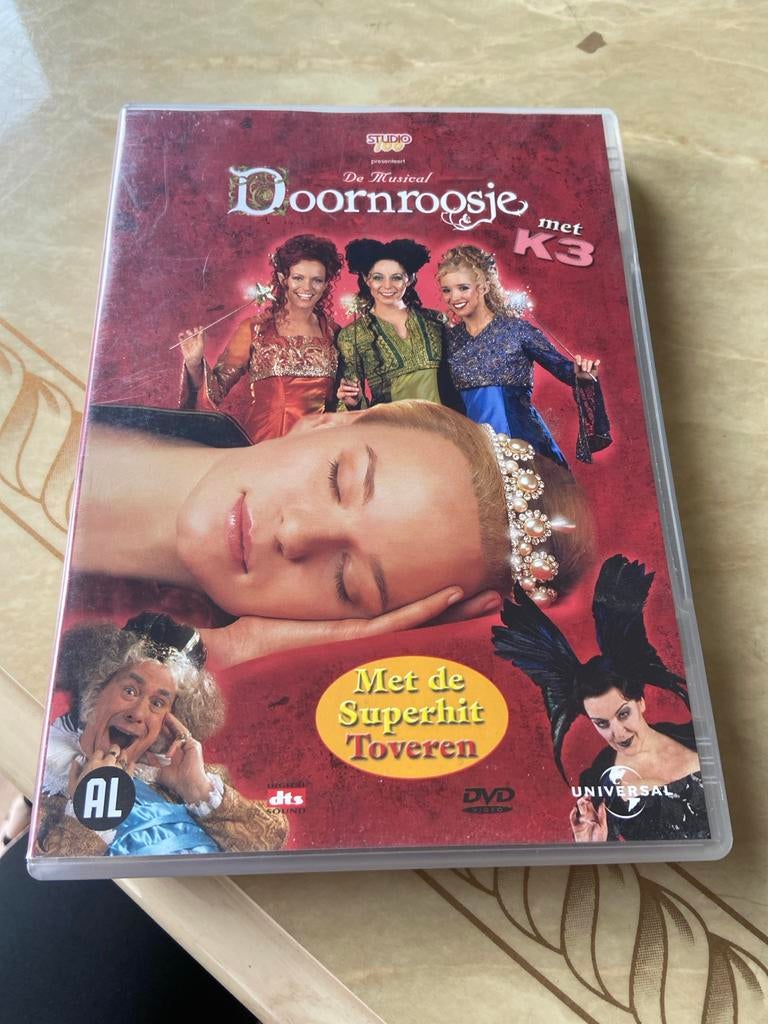 Doornroosje De Musical met K3 DVD, Alle leeftijden, Overige genres, Ophalen of Verzenden, Zo goed als nieuw