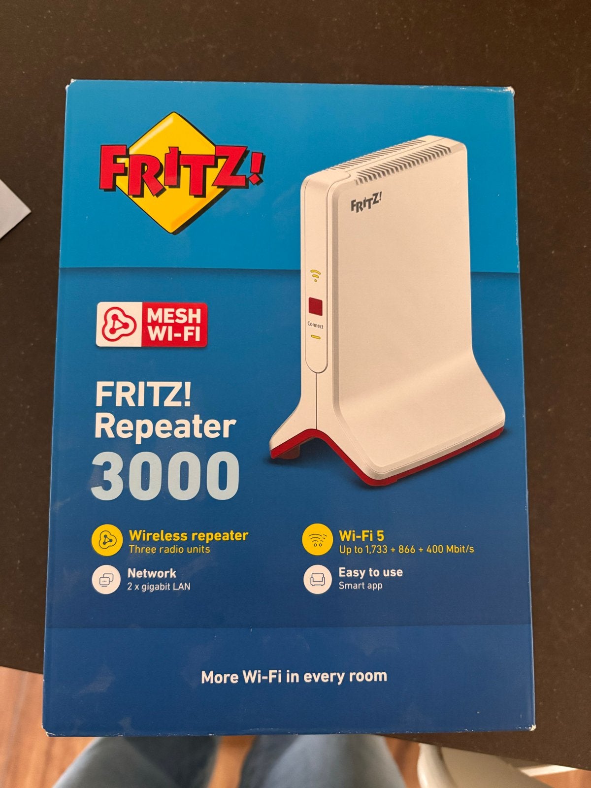 Fritz! Repeater 3000 - Mesh Wi-Fi voor thuisnetwerk, Ophalen of Verzenden, Nieuw