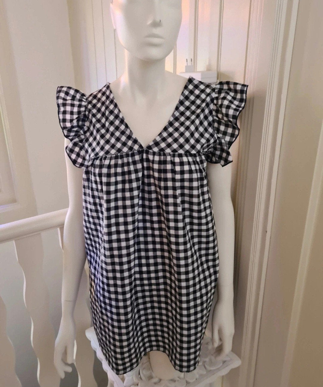 Zwart wit boho tuniek, Shein, Ophalen of Verzenden, Nieuw, Maat 38/40 (M)