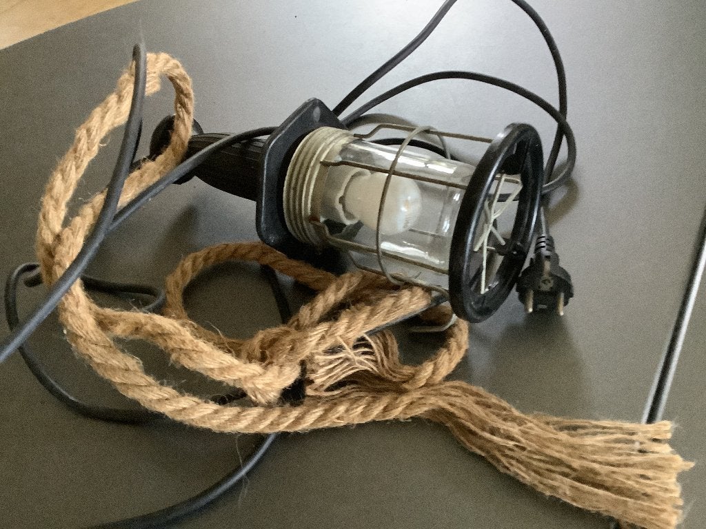 Looplamp brocante, Antiek en Kunst, Ophalen of Verzenden