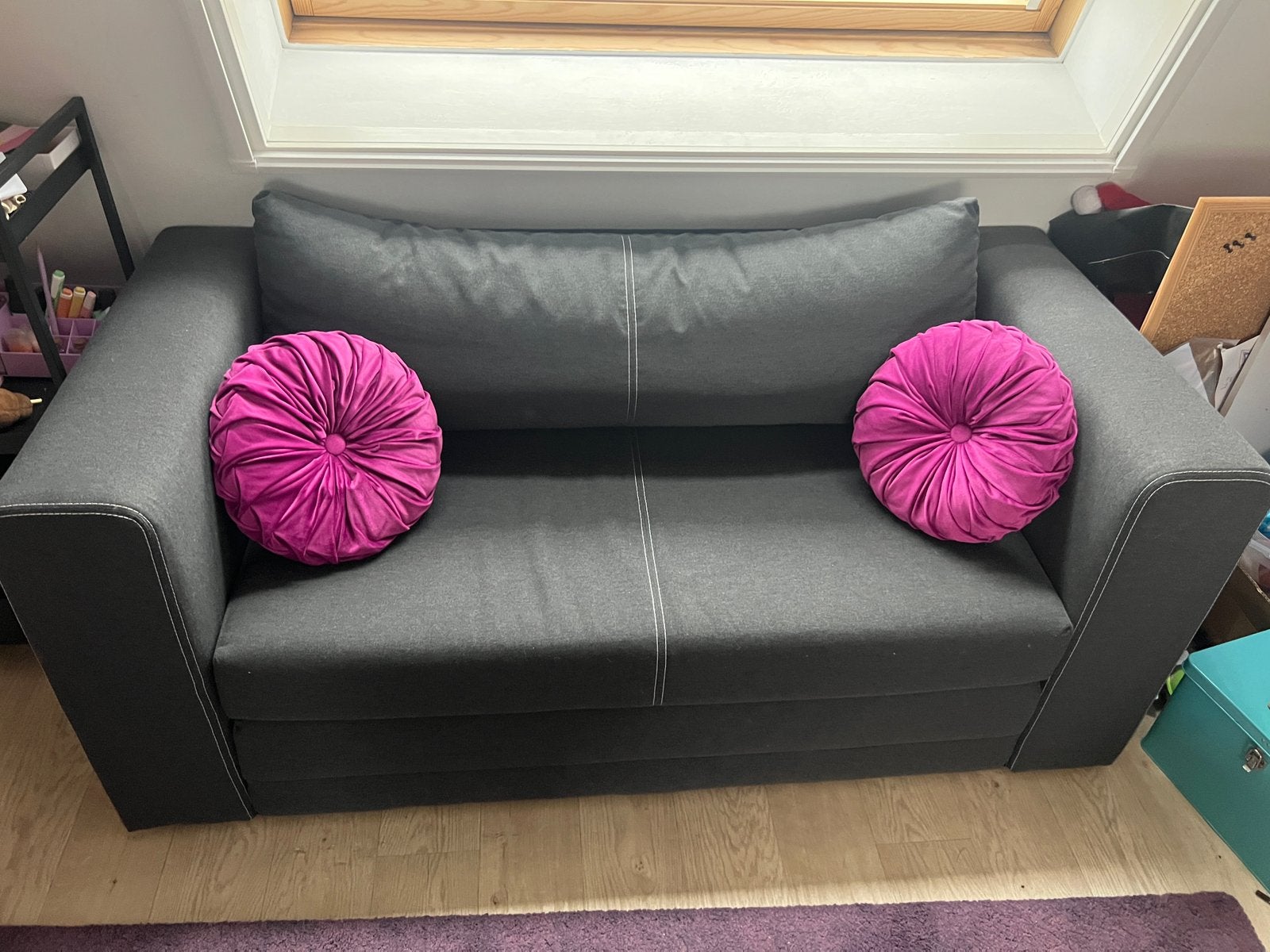 IKEA Askeby slaapbank - Zo goed als nieuw, Huis en Inrichting, Banken | Bankstellen, Ophalen, Minder dan 75 cm, 150 tot 200 cm