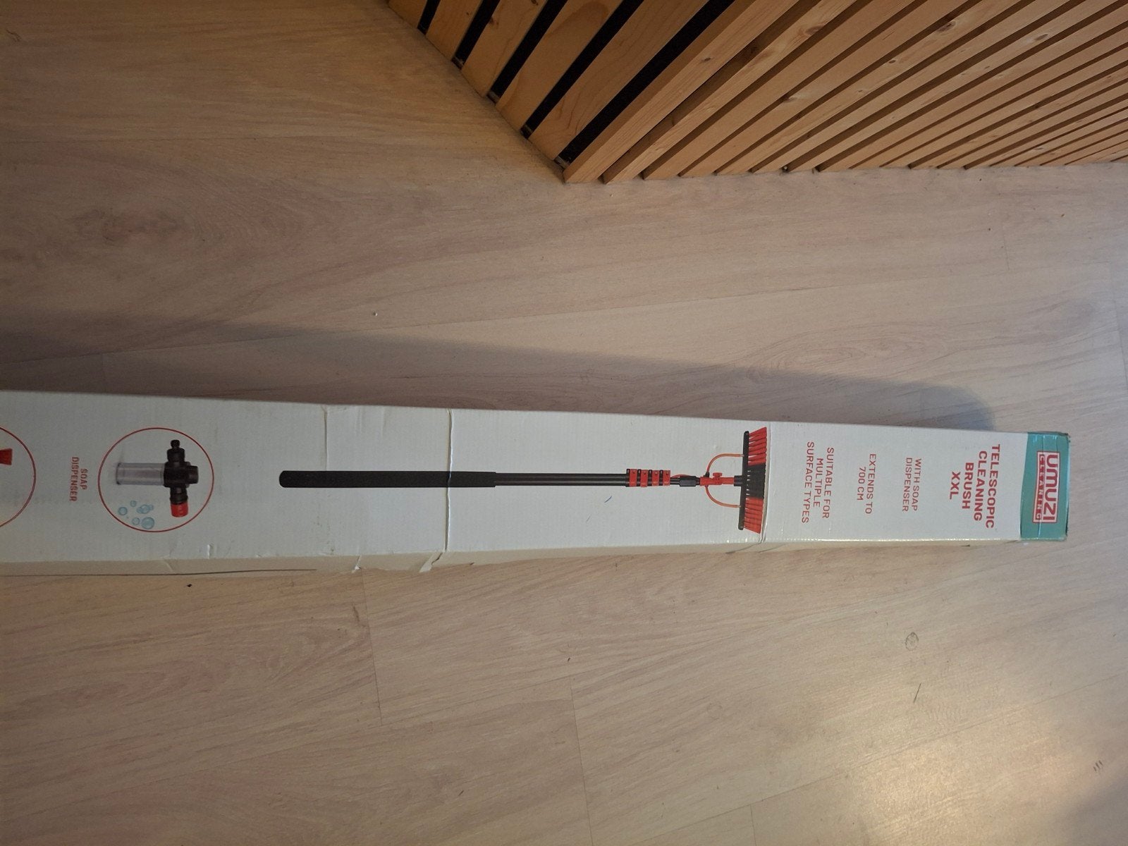 Umuzi Telescopische Reinigingsborstel XXL, Ophalen of Verzenden, Zo goed als nieuw