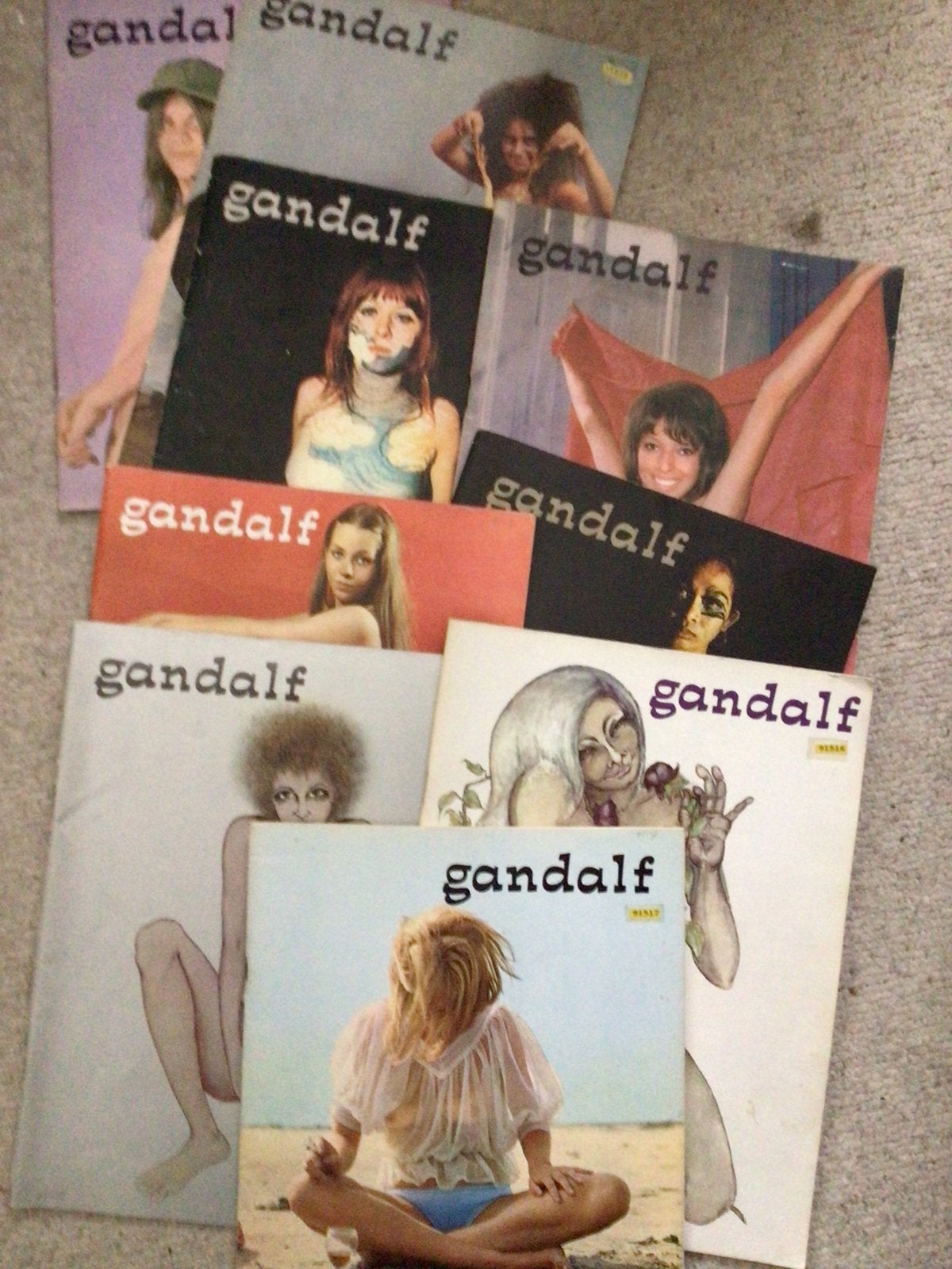 9 x tjjdschrift Gandalf, eind jaren 60, Ophalen of Verzenden, Overige typen
