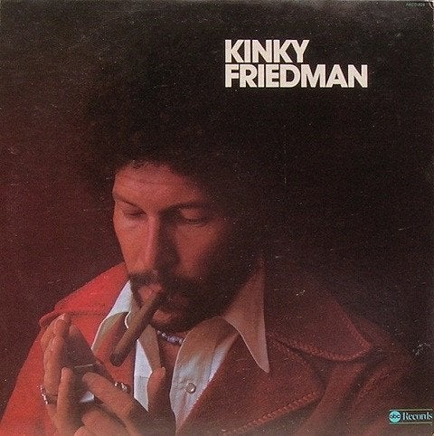 LP "Kinky Friedman" (zijn 1e LP), Ophalen, Singer-songwriter, Gebruikt, 12 inch