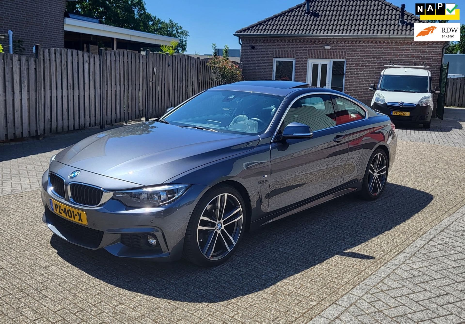 BMW 4-serie Coupé 418i High Ex,M-pack,Pano,Headup,Camera!, Auto's, Automaat, Gebruikt, 4-Serie, 4 stoelen