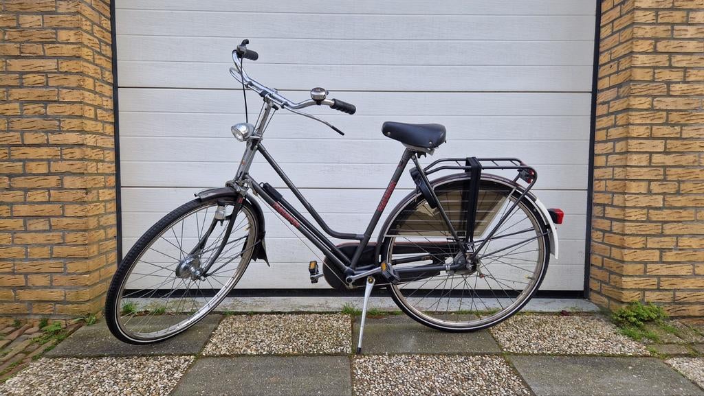 Raleigh stadsfiets met 3 versnellingen, Ophalen