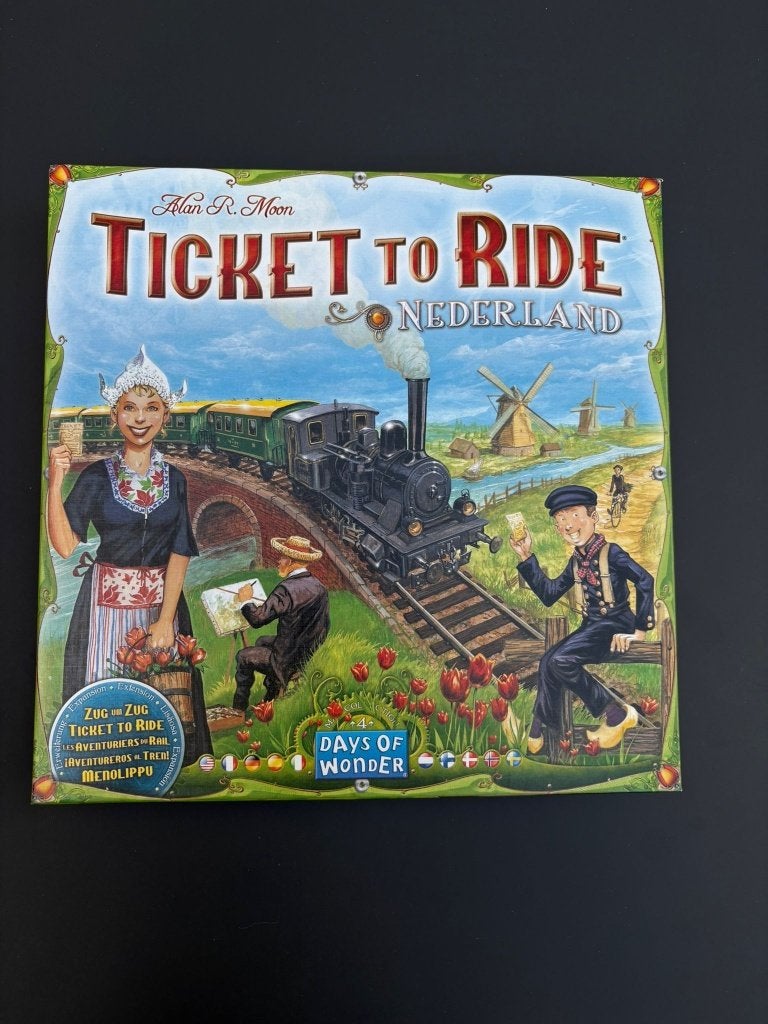 Ticket to ride Nederland (uitbreidingsset), Hobby en Vrije tijd, Drie of vier spelers, Ophalen of Verzenden, Zo goed als nieuw