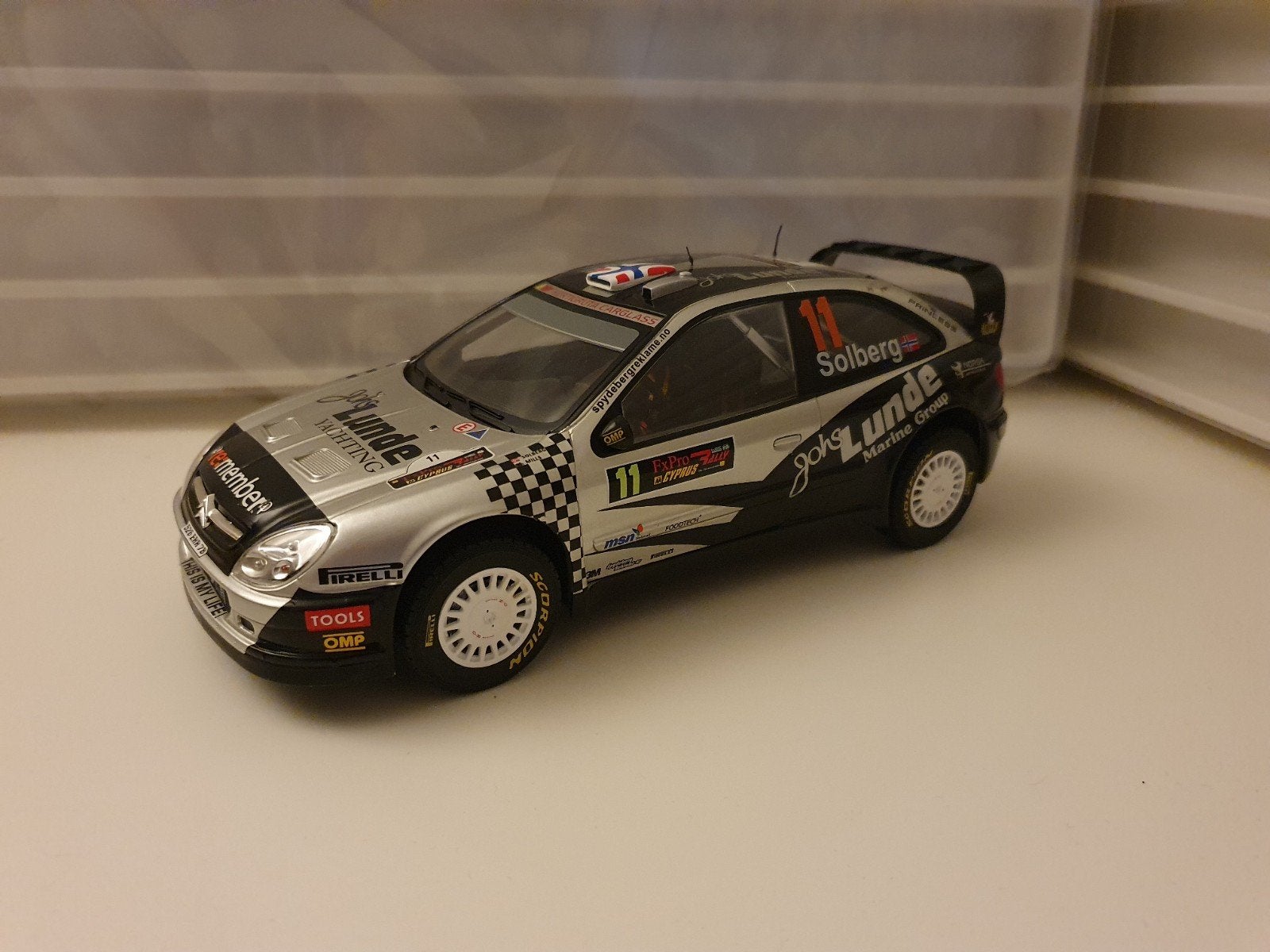 Citroën Xsara WRC 1:18 Solberg Altaya Ixo, Ophalen of Verzenden, Zo goed als nieuw, Auto, Overige merken