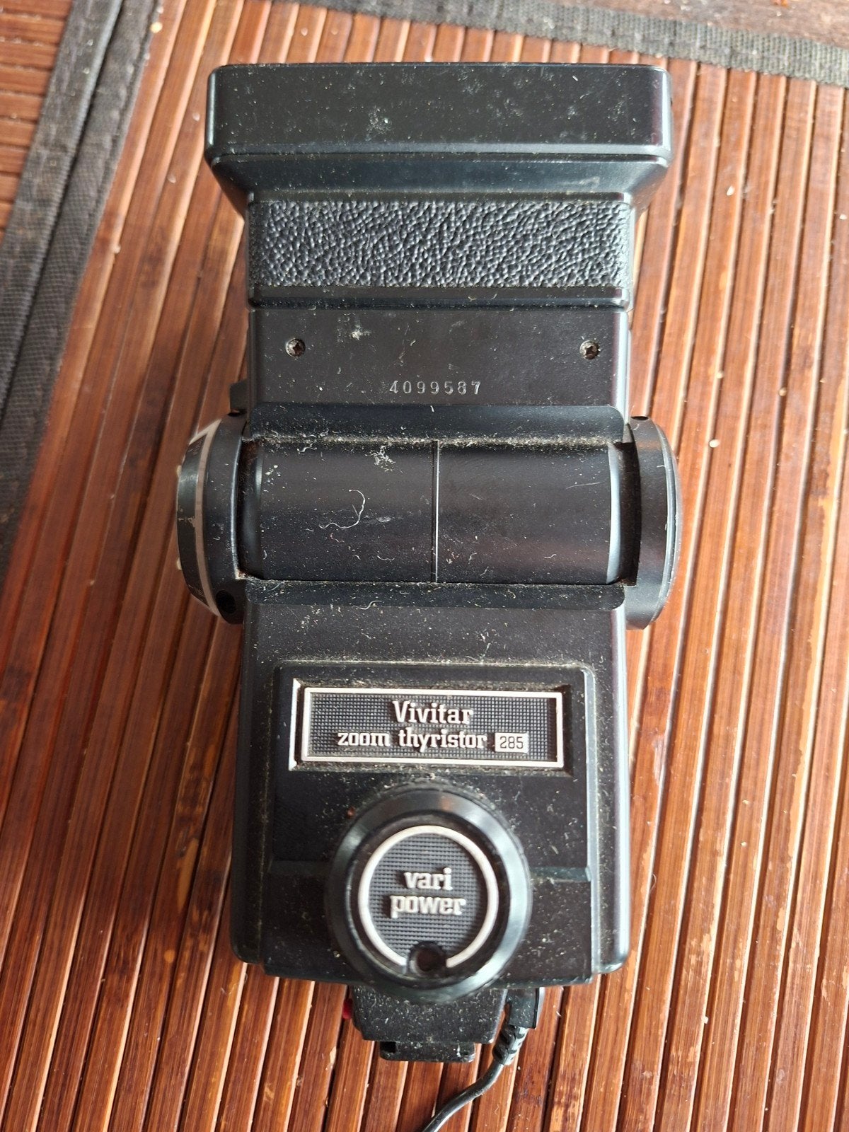 Vivitar Zoom Thyristor 285 Flitser Vintage Camera Accessoir, Gebruikt, Voor analoge fotografie, Externe flitser, Vivitar