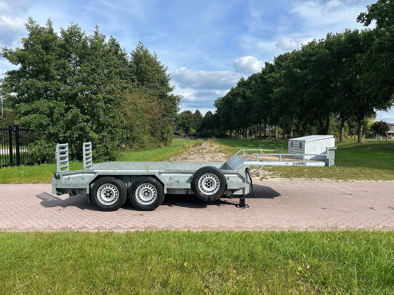 VELDHUIZEN Be oplegger kuip dieplader 7 TON (2020 (bj 2020), Overige brandstoffen, Origineel Nederlands, Bedrijf, Aanhangers en Opleggers