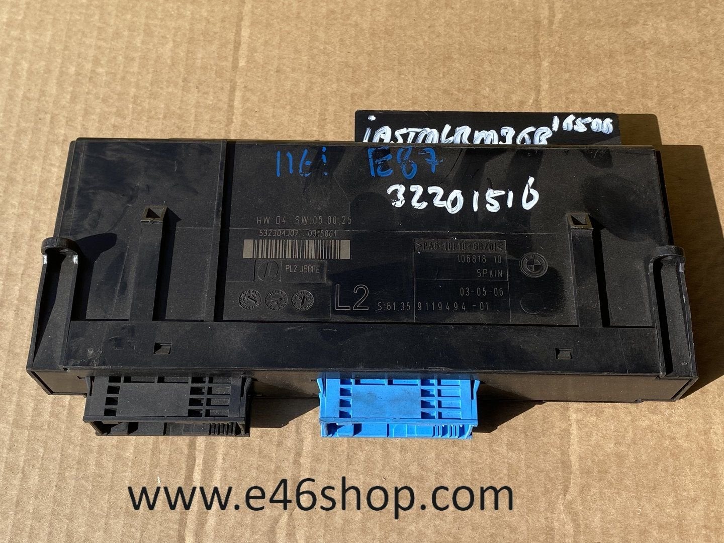 BMW 1 SERIE COMFORT MODULE OE 9119494, Gebruikt, -, -, Ophalen of Verzenden