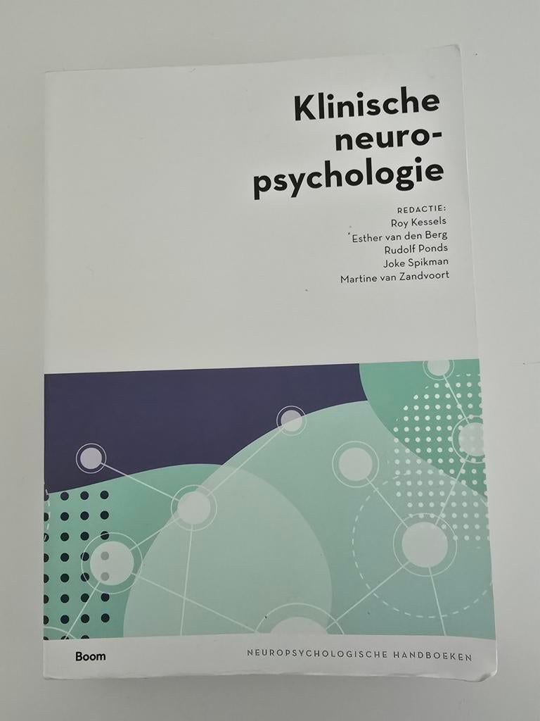 Klinische neuropsychologie, Boeken, Studieboeken en Cursussen, Gelezen, Diverse auteurs, Ophalen of Verzenden, WO