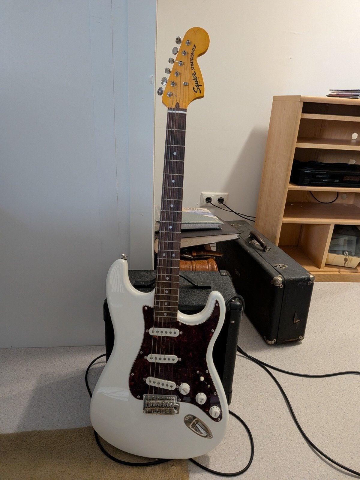 Squier Stratocaster classic vibe 70s, Ophalen, Zo goed als nieuw, Solid body, Fender