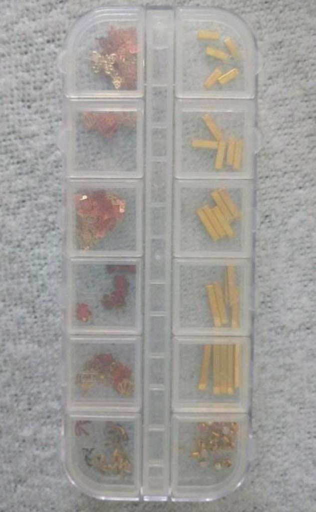 Nagelversiering goud staafjes knutselen, Nieuw, Ophalen of Verzenden, Handen en Nagels, Goud