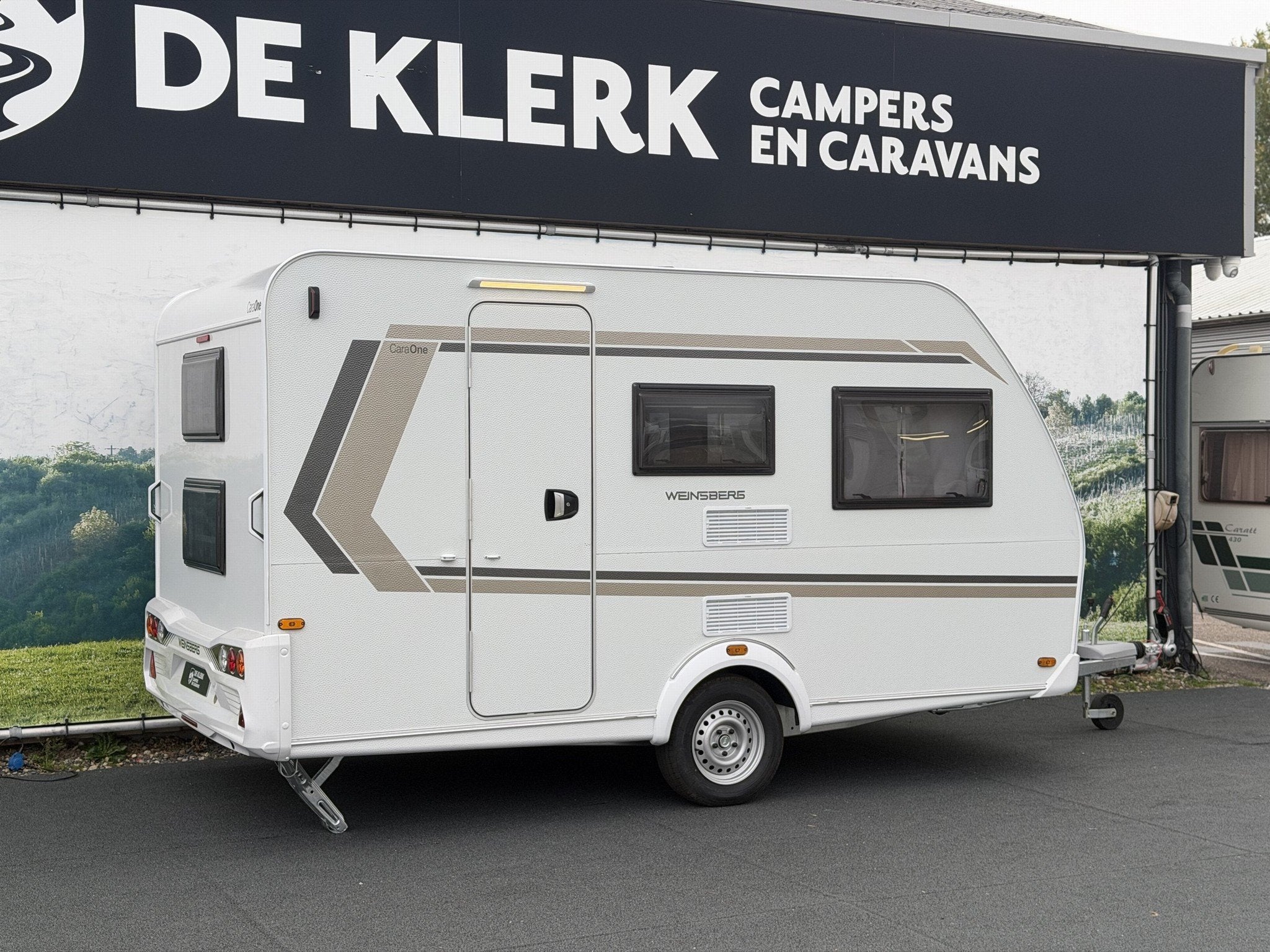Weinsberg CaraOne 400 LK (bj 2027), Caravans en Kamperen, Overige merken, Bedrijf, Info@deklerkcaravans.nl, 5 tot 6 meter