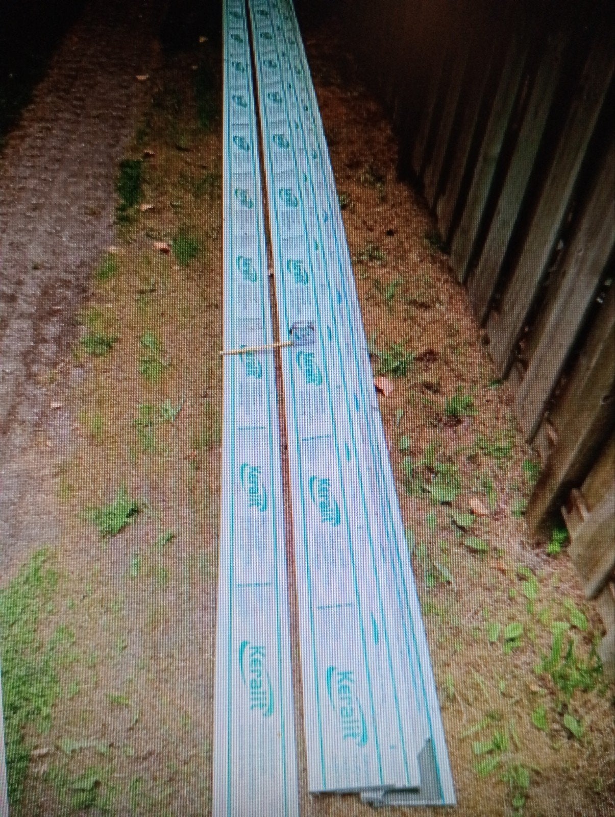 5 Keralit dakrandpanelen 15 cm breed, 6 meter lang. Ral 6009, Ophalen, Nieuw