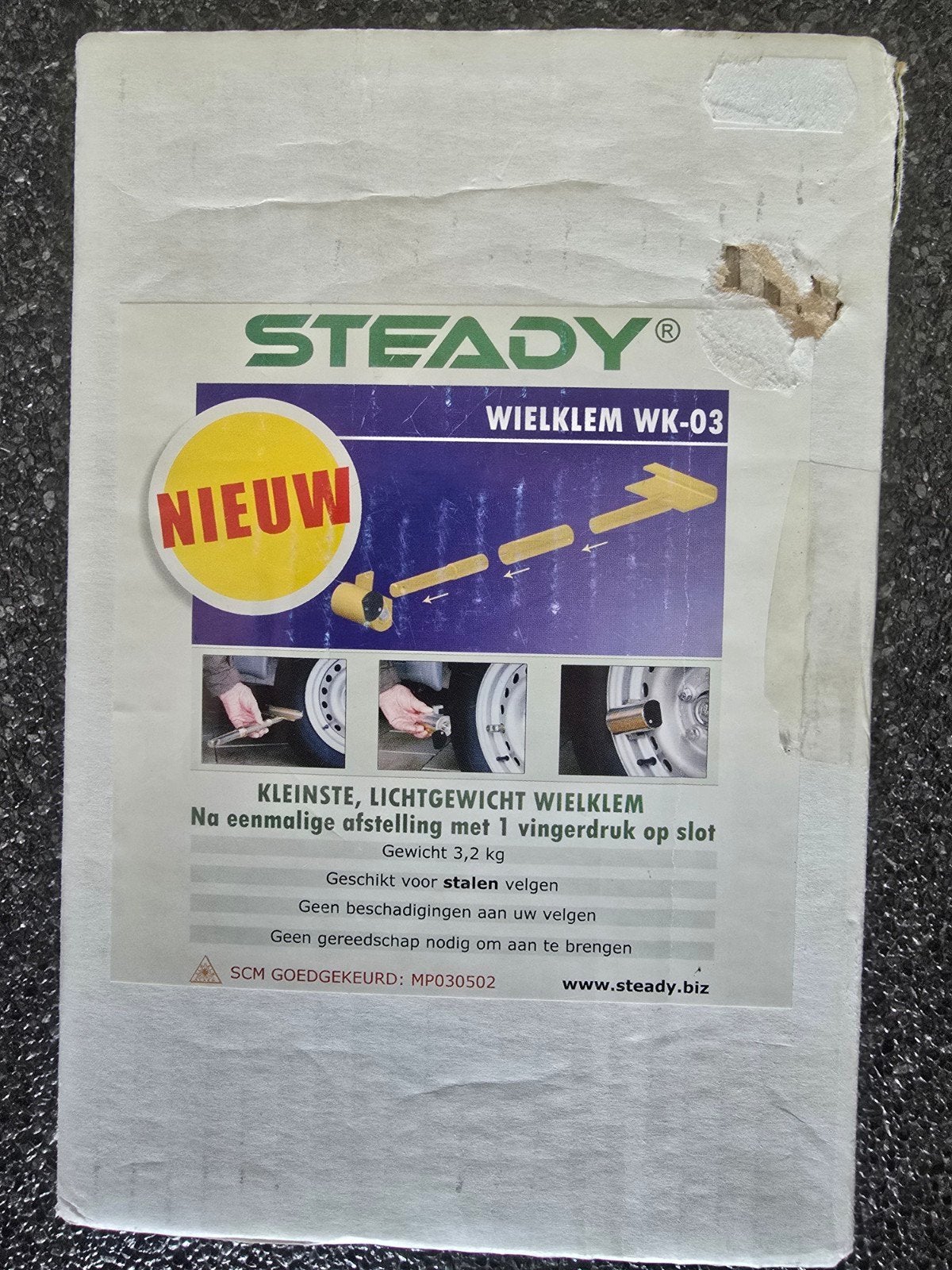 Steady wielklem WK-03 nieuw, Caravans en Kamperen, Ophalen, Nieuw