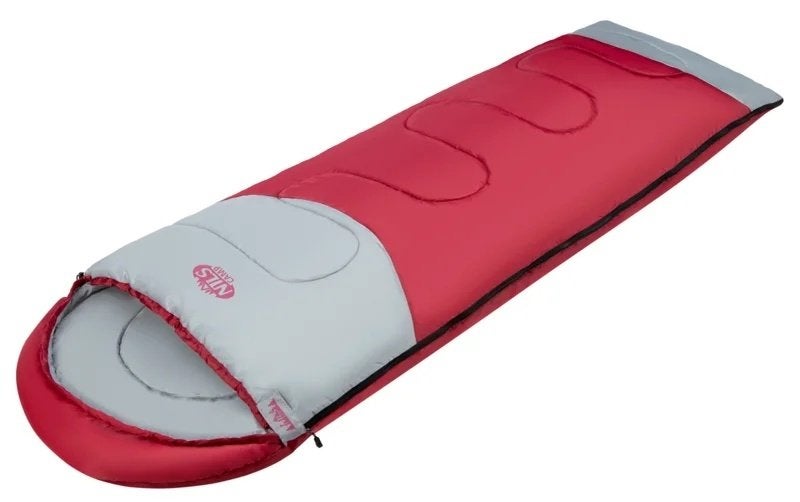 Nils RectanglePlus Burgundy Grey Slaapzak, Outdoorsportshop, Nieuw, Verzenden, Info@outdoorsportshop.nl
