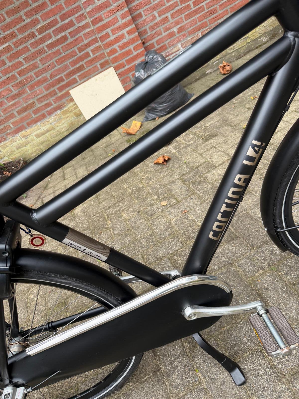 Cortina u4 transport herenfiets framemaat 56 hoog, Terugtraprem, Versnellingen, Zo goed als nieuw, 53 tot 57 cm