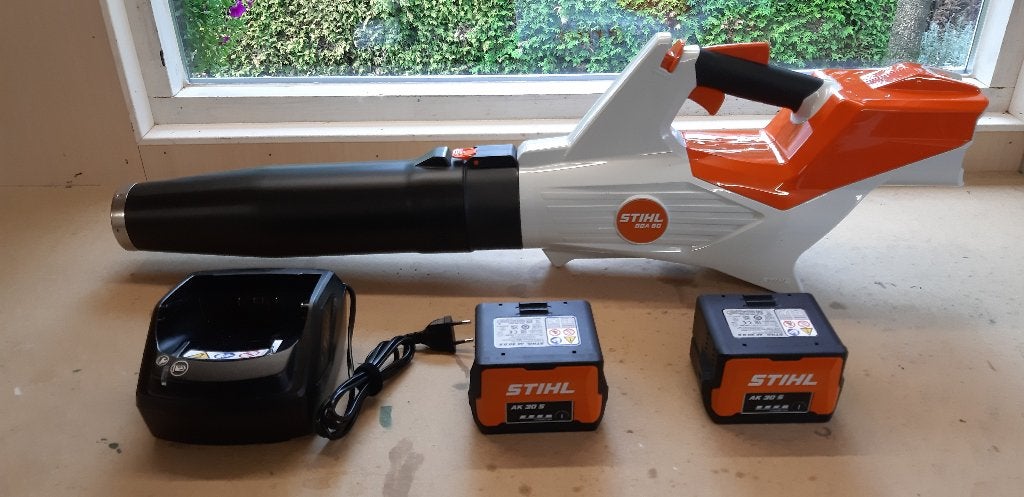 Stihl Bladblazer BGA60 met Accu's AK30s, Tuin en Terras, Ophalen, Stihl, Nieuw, Accu