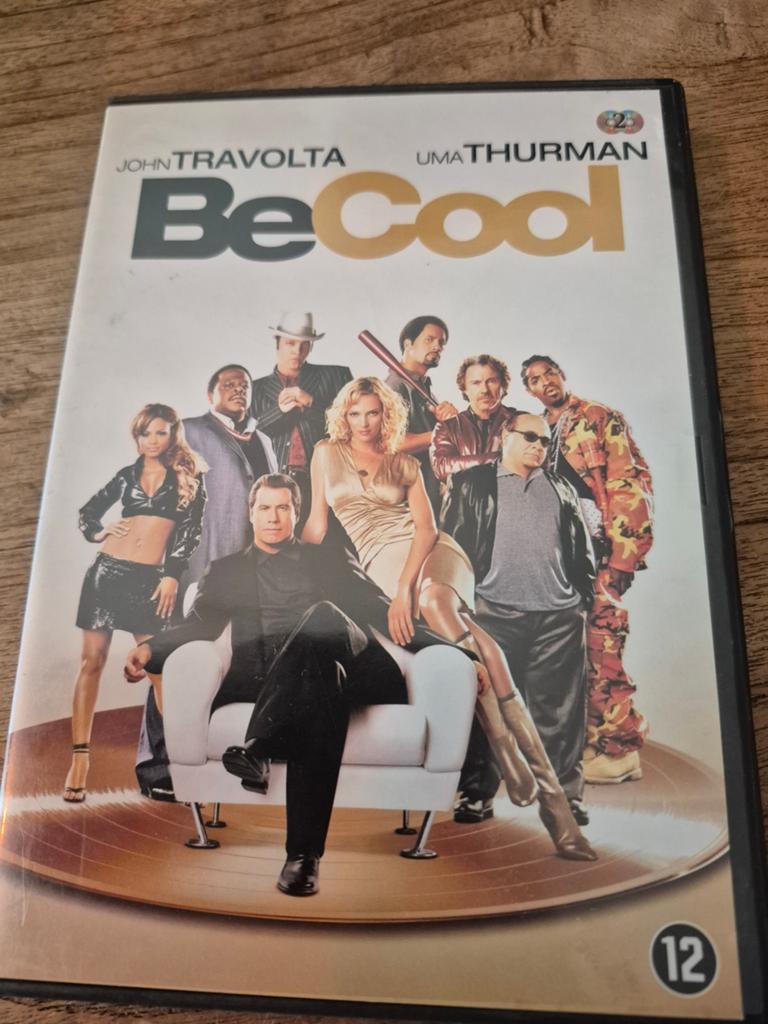 Be Cool DVD - John Travolta & Uma Thurman, Vanaf 12 jaar, Ophalen of Verzenden, Gebruikt, Actiekomedie