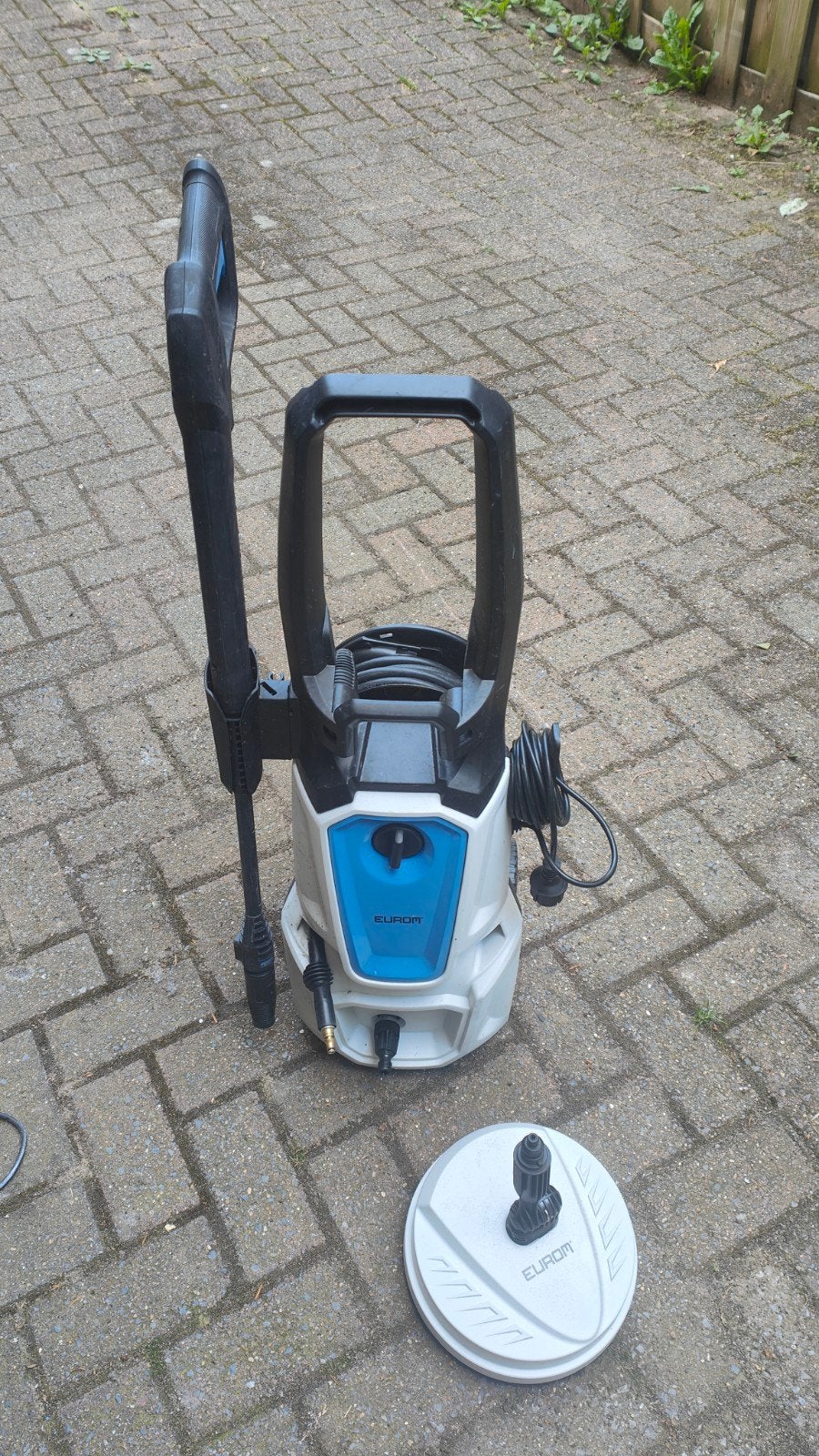 Eurom Force 2201 Plus Hogedrukreiniger met terrasreiniger, Ophalen, Gebruikt, Elektrisch, Eurom