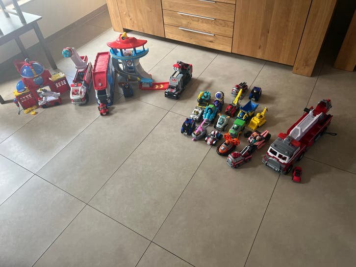 Grote Paw Patrol Set, Ophalen, Zo goed als nieuw