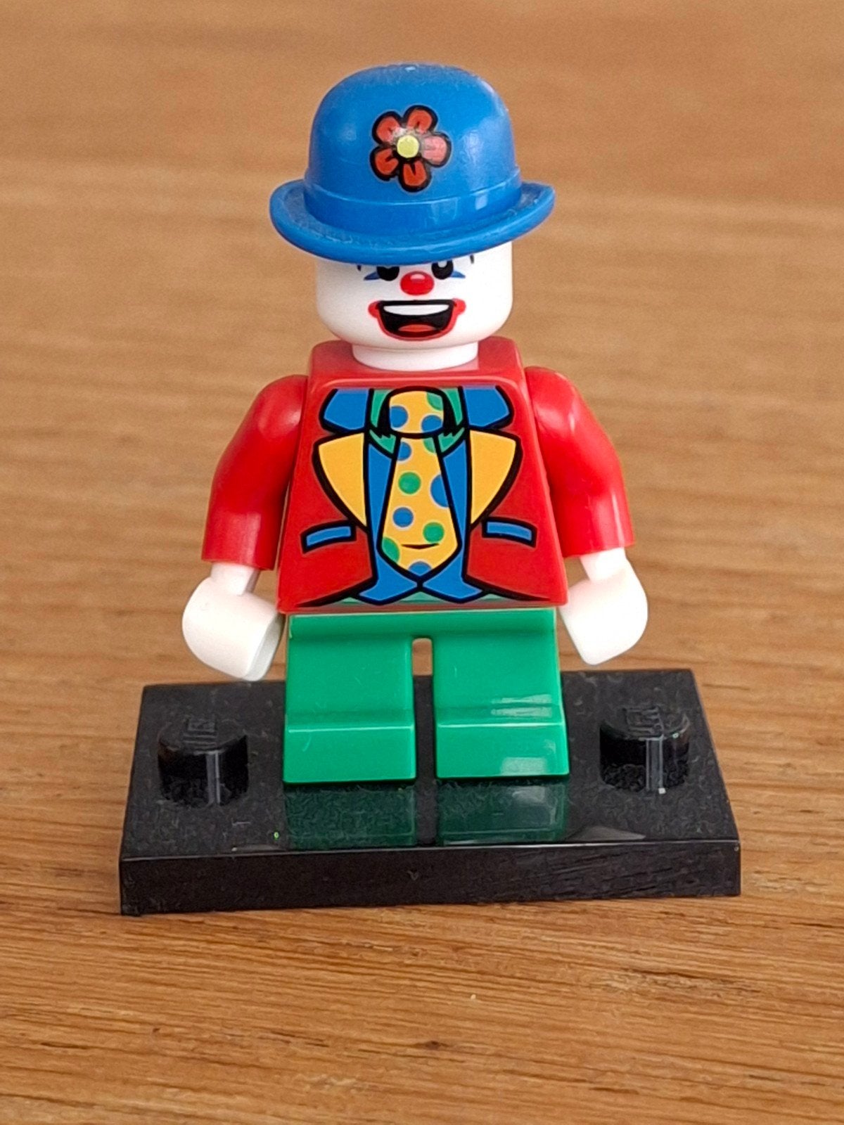 Lego Minifiguur Clown met blauwe hoed, Ophalen of Verzenden, Gebruikt, Overige merken