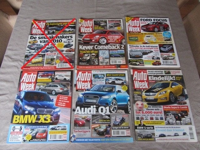 5x Autoweek 2010, Ophalen of Verzenden, Zo goed als nieuw, Sport en Vrije tijd