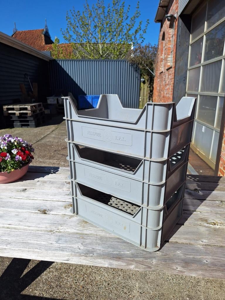 Fruitkistjes 3 stuks  voor opslag of decoratie, Ophalen, Gebruikt, Bak of Kist