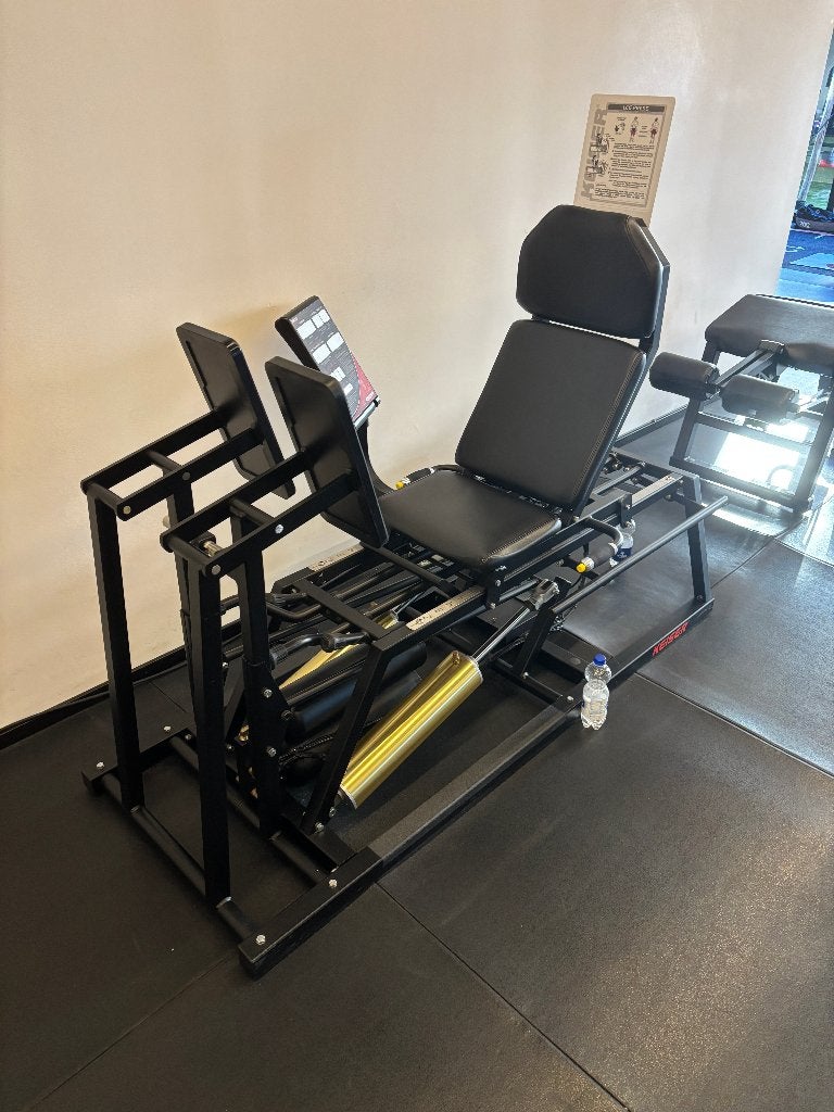 Keiser Leg Press Air 300 zwart, Ophalen, Krachtstation, Zo goed als nieuw, Metaal