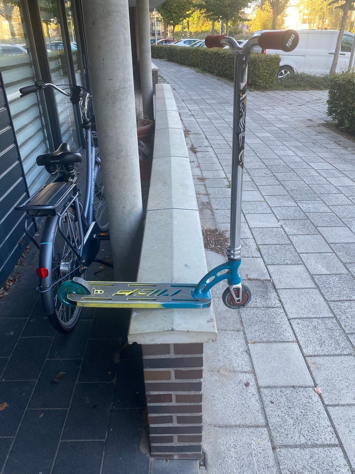 Stuntstep MGP (Madd Gear Pro) + reaper bar in goede staat, Fietsen en Brommers, Ophalen of Verzenden, Gebruikt, Gewone step