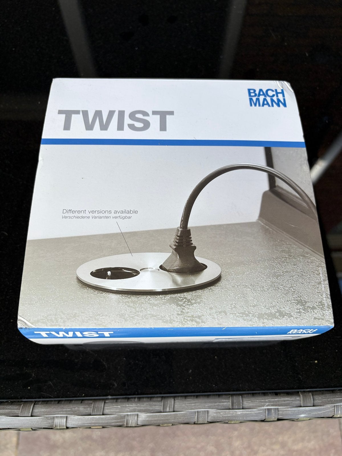 Bachmann Twist Inbouw Stopcontact - RVS Look - NIEUW, Ophalen, Nieuw, Bachmann, Stopcontact