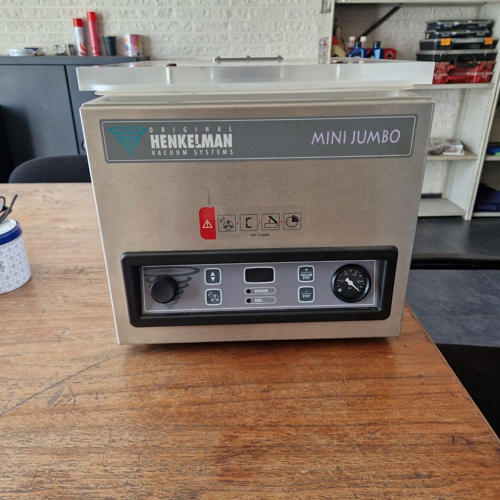 Henkelman Mini Jumbo Vacumeermachine (2022), Ophalen, Gebruikt