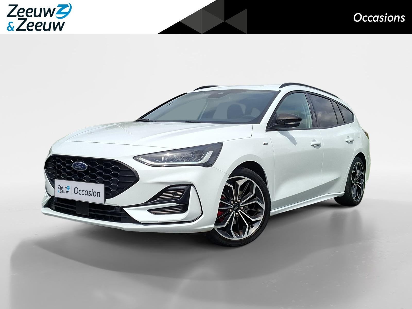Ford Focus Wagon 1.0 EcoBoost Hybrid ST Line X 155Pk | NL-Au, Auto's, Gebruikt, Wit, Origineel Nederlands, 19 km/l