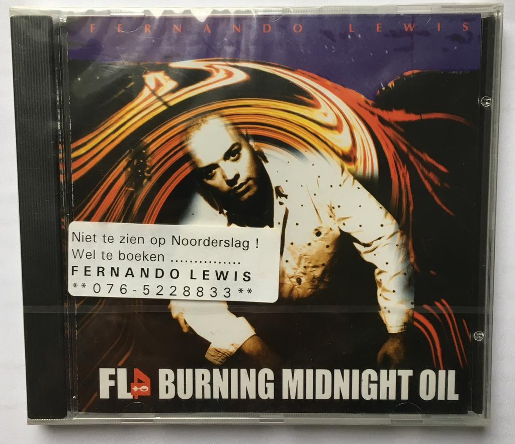 NIEUWE CD : FERNANDO LEWIS - Burning Midnight Oil, Verzenden, Nieuw in verpakking