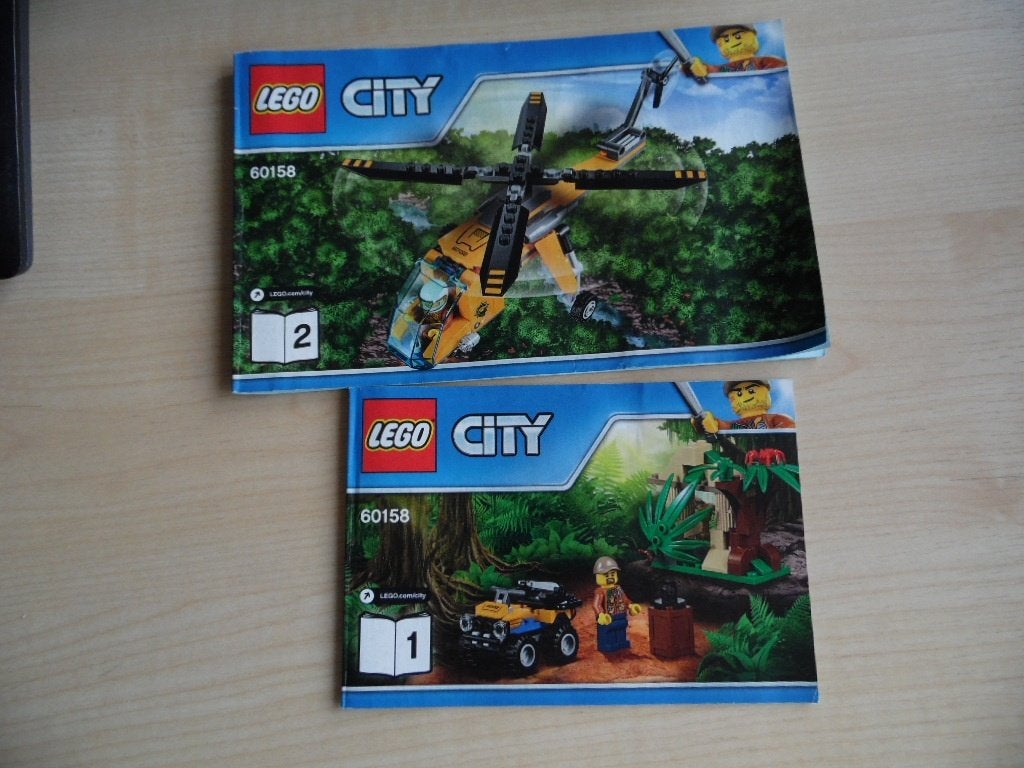Lego City 60158 Jungle Helikopter met ATV en figuren, City, Lego, Ophalen of Verzenden, Zo goed als nieuw
