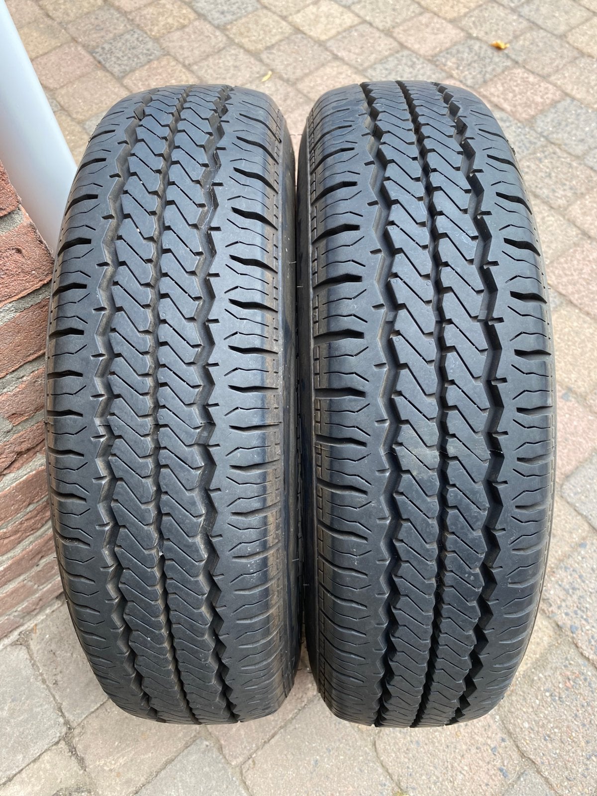 Aanhangwagen banden maat 165R13C, Auto diversen, Ophalen of Verzenden, Gebruikt