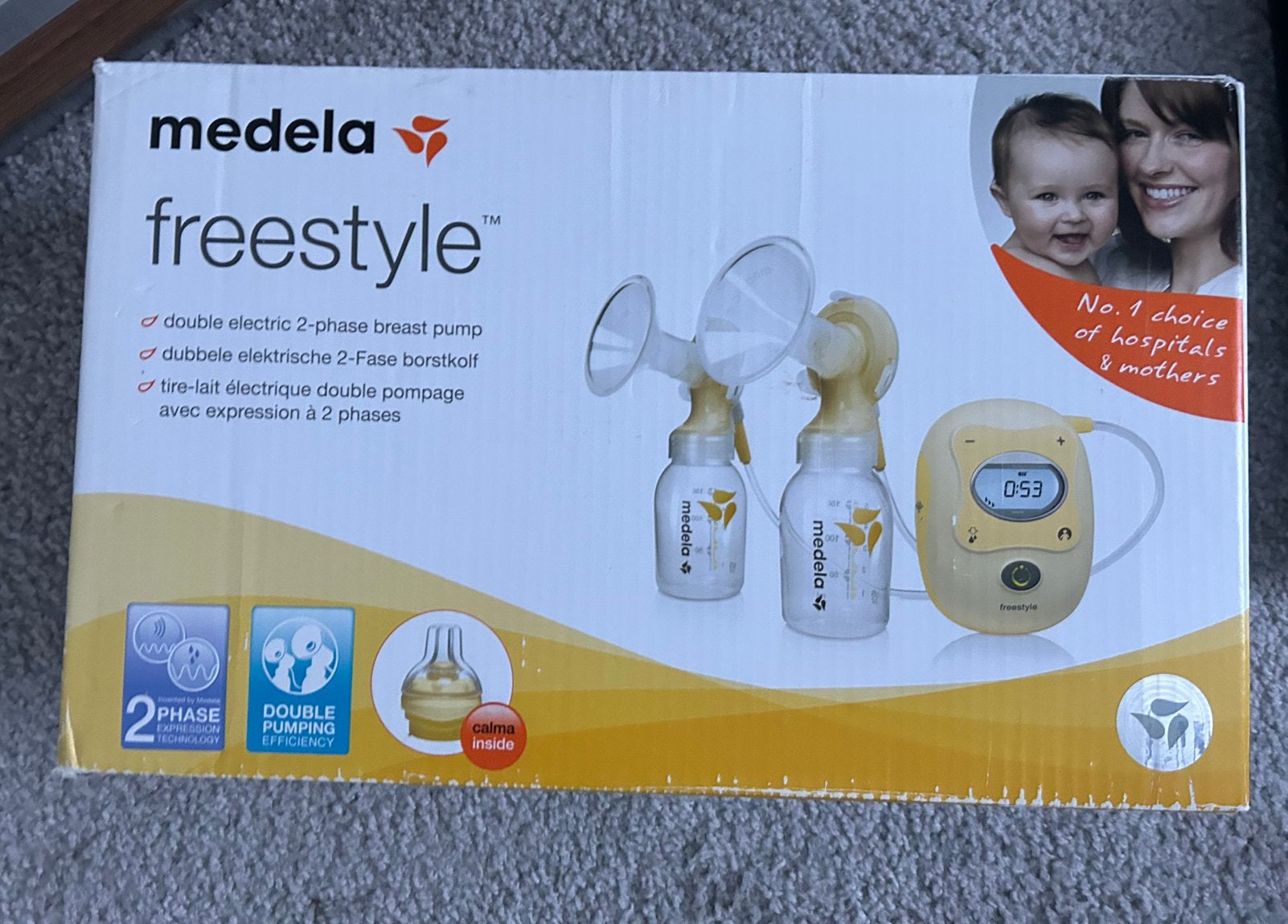 Medela borstkolf en accesories, Ophalen, Zo goed als nieuw, Borstkolf