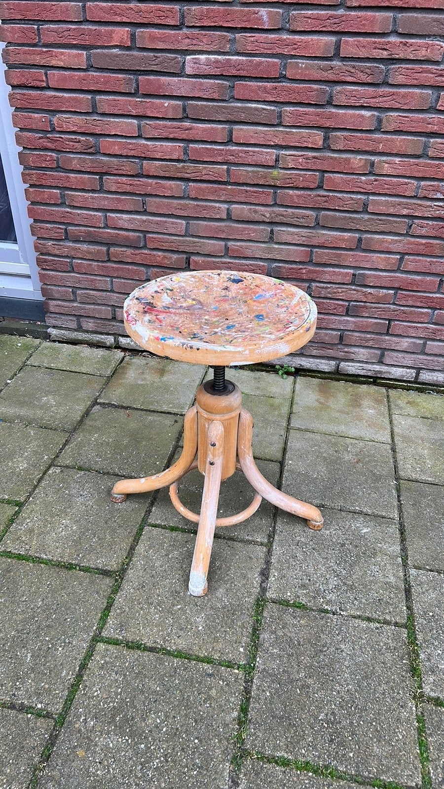 Schilderskruk/ draaikruk vintage, Ophalen of Verzenden, Gebruikt, Hout