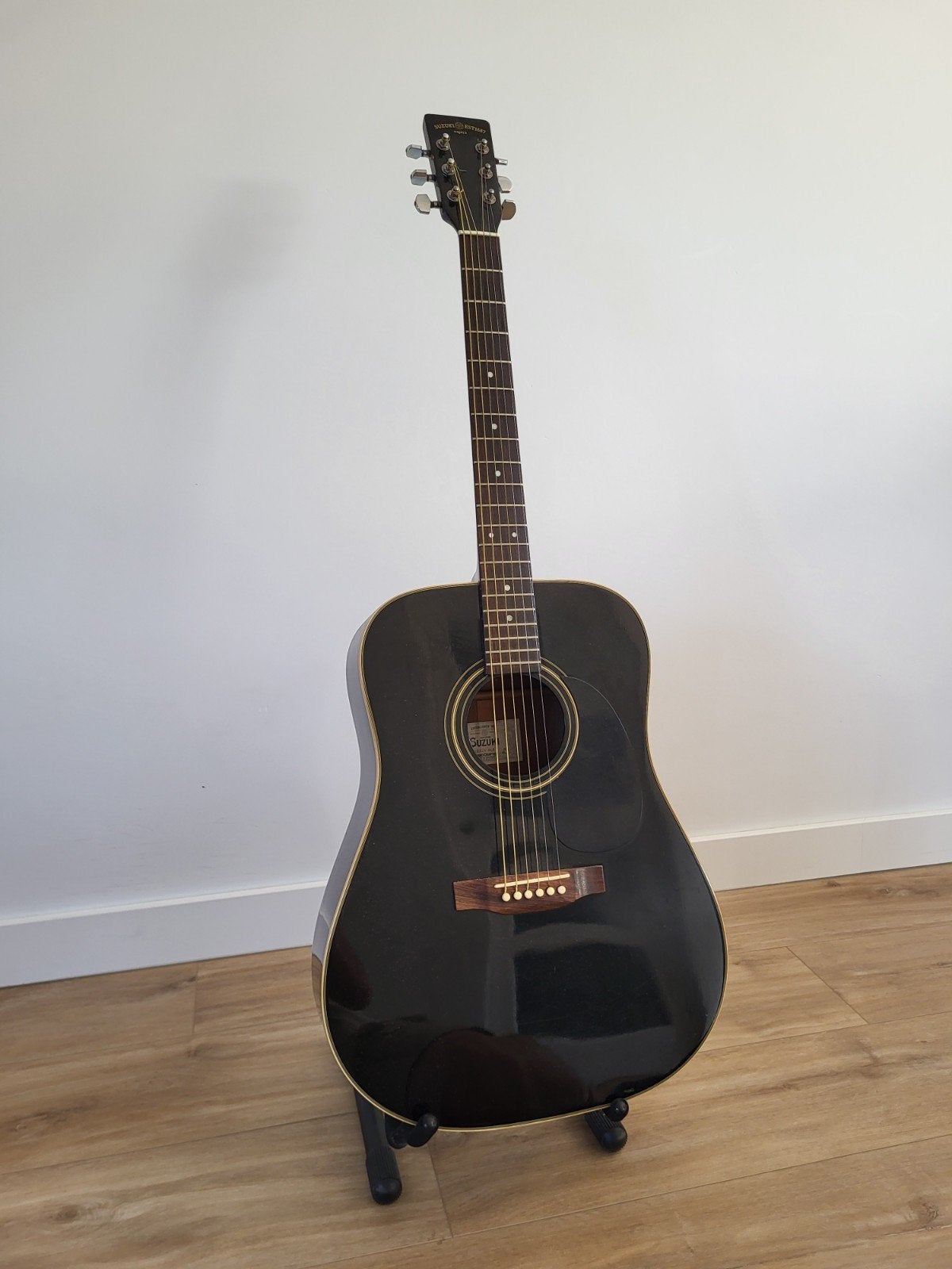 Suzuki SD335 BLK Westerngitaar met stalen snaren, Ophalen, Gebruikt, Western- of Steelstringgitaar