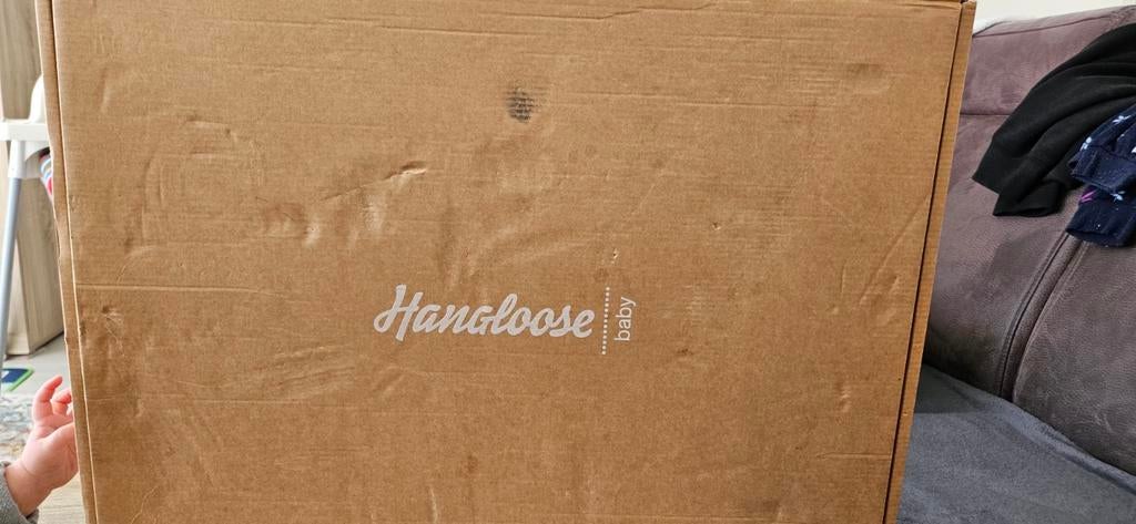 Hangloose Baby - babyhangmat / boxkleed - Ocher Feather, Ophalen, Overige typen