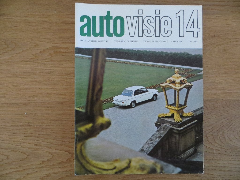 Autovisie 14 1967 test: Glas 1304 GL, OPUS, nieuw: Fiat 125, Ophalen of Verzenden, Nieuw, Overige merken