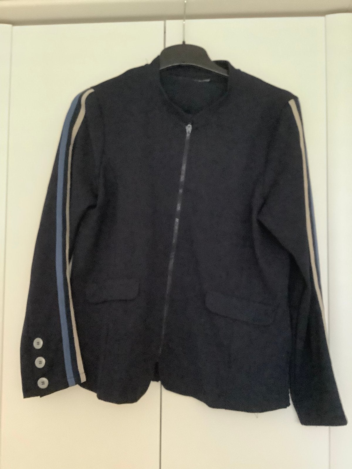 Geisha blauw jackje maat 2XL/44, Kleding | Dames, Grote Maten, Ophalen of Verzenden, Nieuw, Blauw, Jasje of Colbert