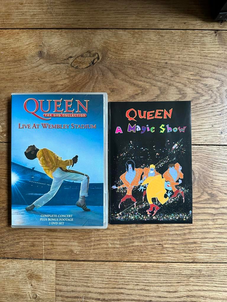 Queen DVD Collectie: Live at Wembley & A Magic Show, Alle leeftijden, Boxset, Muziek en Concerten, Ophalen of Verzenden
