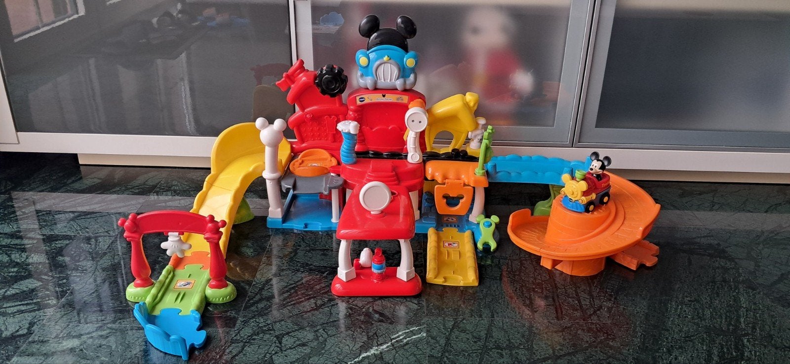 Toet Toet Mickey's Garage Speelset, Ophalen, Gebruikt, Jongen of Meisje