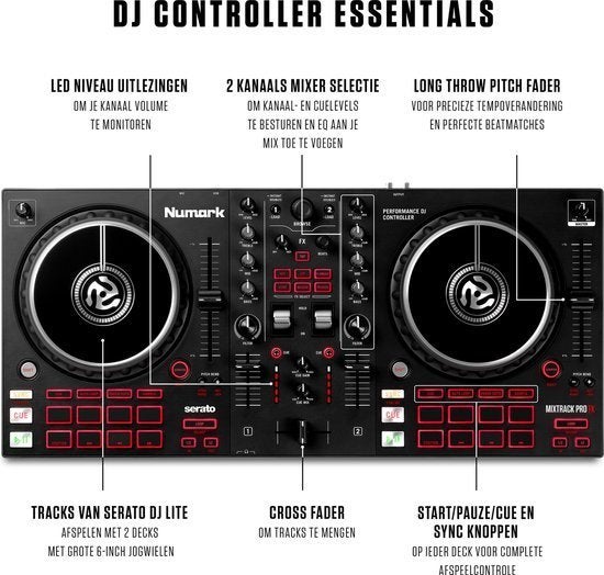 Numark Mixtrack Pro FX (DJ-set) *Nieuw*, Numark, Info@Numark.nl, Nieuw, Ophalen of Verzenden