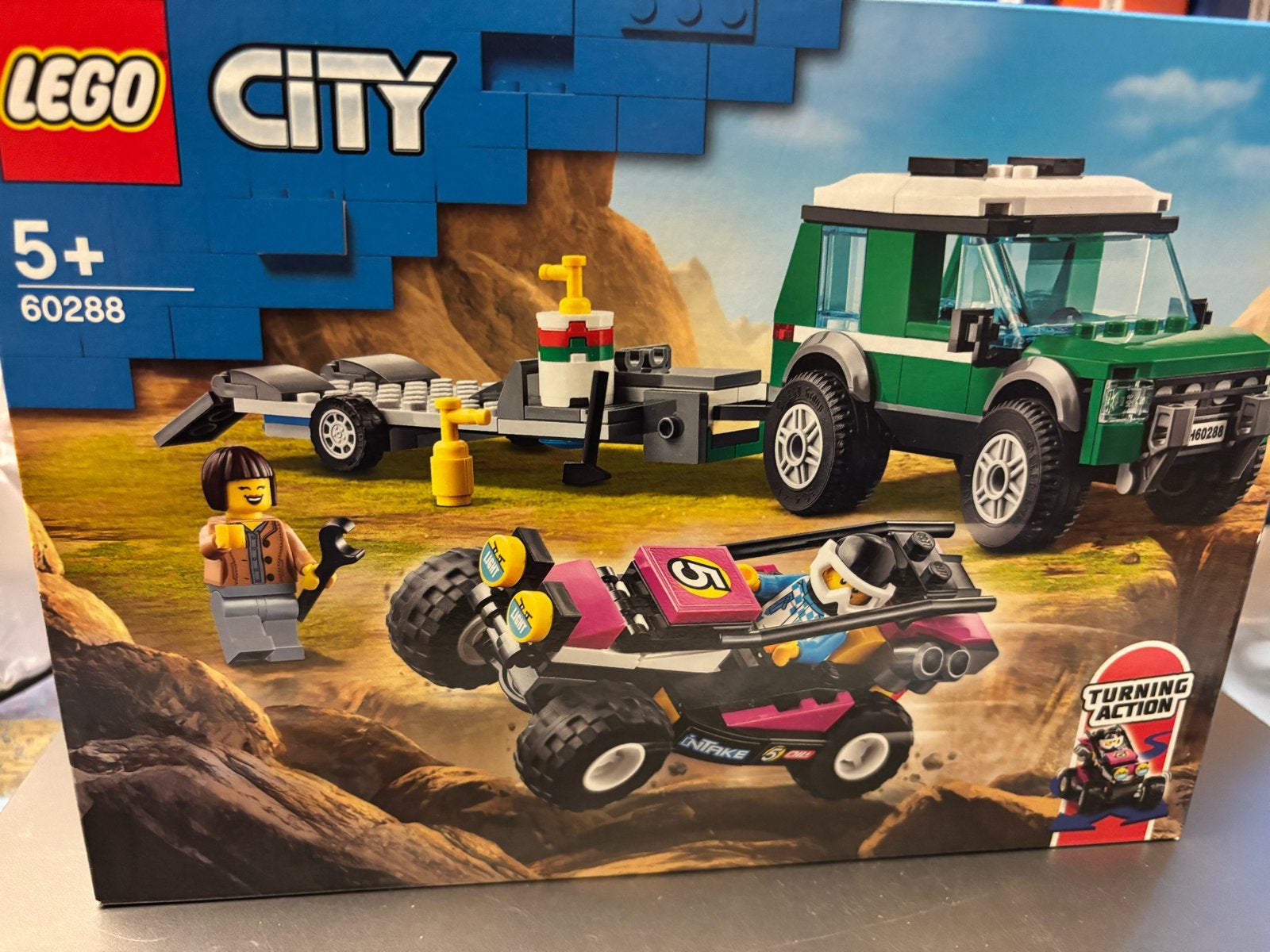 LEGO City 60288 Race Buggy Transporter - Nieuw in doos, Ophalen of Verzenden, Nieuw, Overige merken