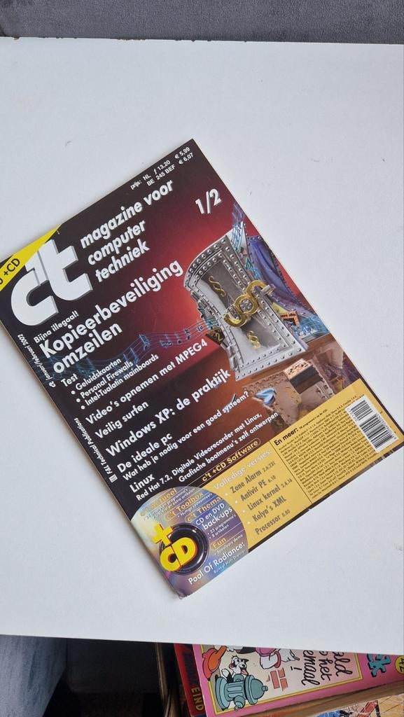 c't magazine voor computer techniek 1/2002 + CD, Boeken, Tijdschriften en Kranten, Ophalen of Verzenden, Gelezen, Overige typen