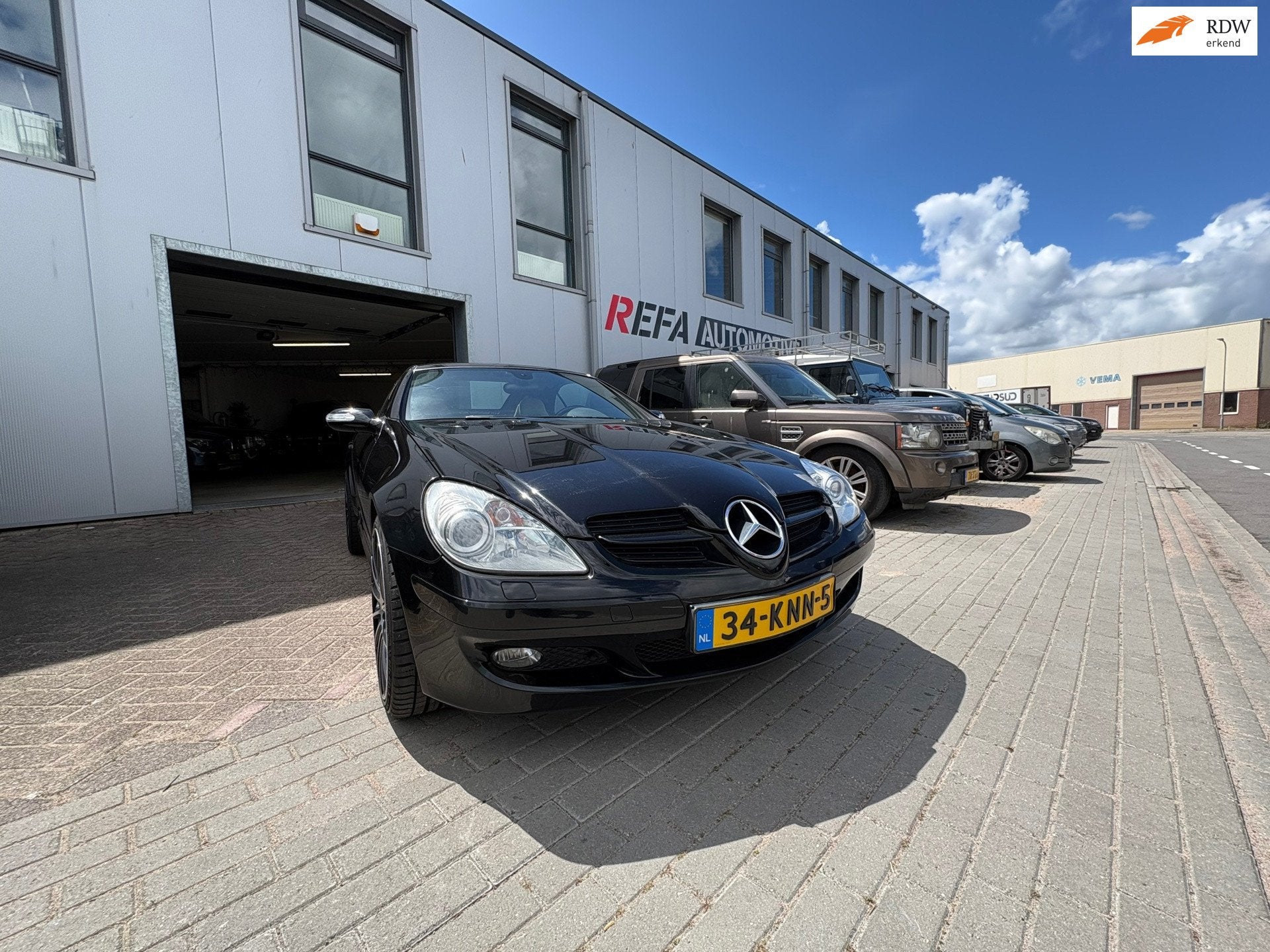 Mercedes-Benz SLK-klasse 200 K., Automaat, Achterwielaandrijving, Gebruikt, Beige